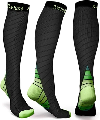 Calze Compressione Graduata Donna E Uomo, Calze Elastiche a Compressione Graduat - Immagine 1 di 4