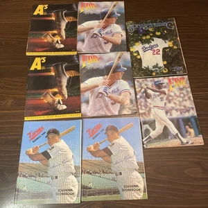 Posten 82-85 Baseball Souvenir Scorebooks Zwillinge A’s Braves Dodgers Dale Murphy - Bild 1 von 22