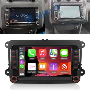 Für VW Golf 5 6 Plus Touran Caddy Jetta Passat Bora Autoradio Android 15 Carplay - Bild 1 von 24