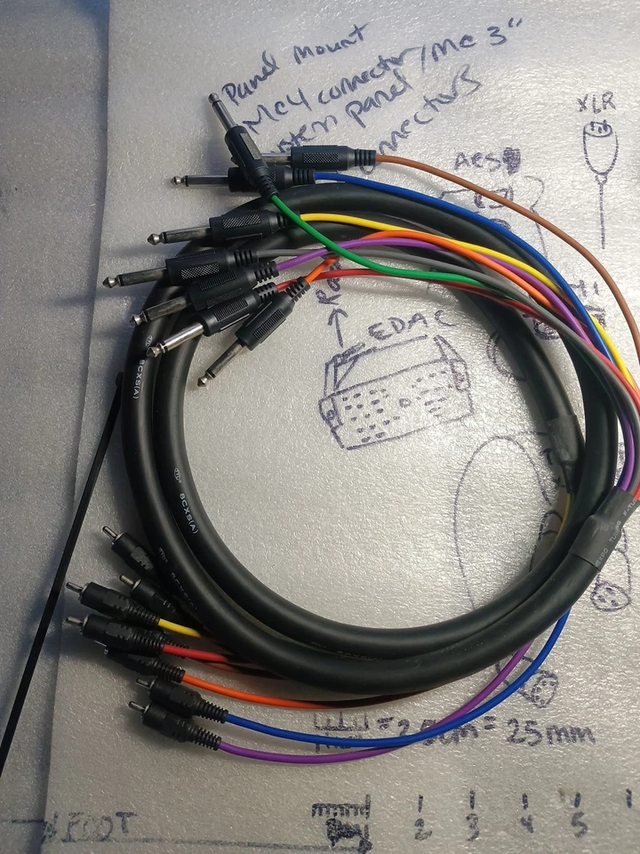 8 Channel RCA cable Snake - Image 1 of 4
