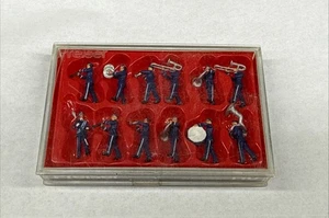 Escala HO Preiser #10132 Banda de la Fuerza Aérea de Estados Unidos - 12 figuras - Train Layout People - Imagen 1 de 2