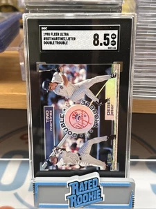 1998 Fleer Ultra #5DT Derek Jeter Tino Martinez Double Trouble Insert SGC 8.5!!! - Picture 1 of 3