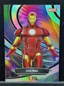 Tarjeta Kakawow Marvel Aura 2025 #AM-I-54 Iron Man refractor de plata casi nueva - Imagen 1 de 6