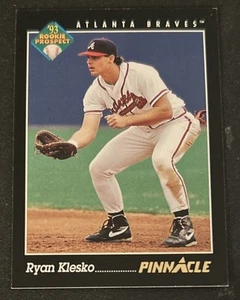 1993 Pinnacle Ryan Klesko Baseball Rookie Prospect Card RC #251 Braves 1B VG O/C - Picture 1 of 2