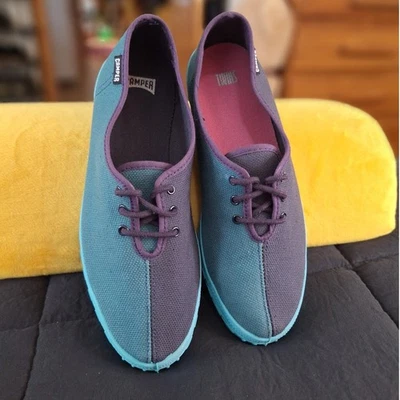 NWOB Camper Twins Siesta Sneakers Womens 6.5 / 37EU Canvas Artsy Fun Colorful - Image 1 of 4