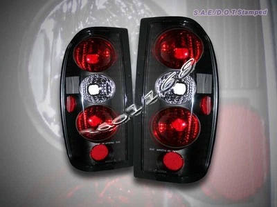 Luces traseras negras Frontier Altezza Fit 98-04 03 02 01 00 99 Foto 1 de 2