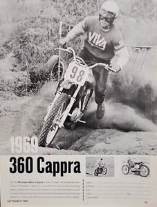 Montesa 360 Cappra 1968 anuncio impreso original de motocicleta - Imagen 1 de 1