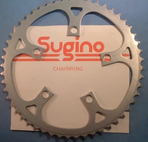 Sugino Japan 52Tx 110BCD Alloy Road/MTB Chainring-Vintage- 5 to 9-Spd- VGC++ - Picture 1 of 8