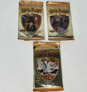 Harry Potter TCG Booster Packs Lot 3 Spanish Version 33 Cards 2001 New Sealed - Bild 1 von 6