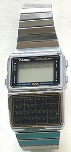 Vintage Casio Data Bank Watch Telememo WR Not Working for Parts - Picture 1 of 7