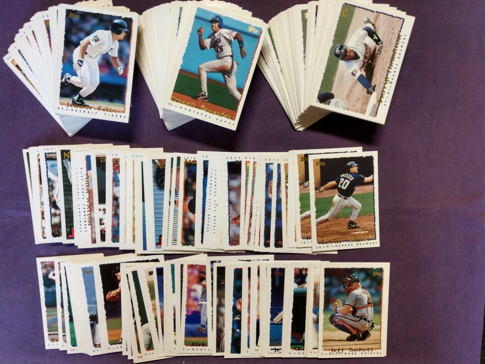 1995 Topps Baseball Card #1 - #375 - - - Pick A Card - - - Complete a Set - Image 1 of 1