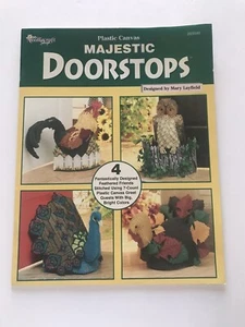 The Needlecraft Shop Plastic Canvas Majestic DOOSTOPS Pattern Leaflet #203040 - Picture 1 of 2
