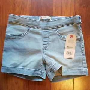 Levi’s Strick Shorty Short Mädchen Größe 12 verstellbarer Bund Baumwollmischung Sommer - Bild 1 von 7