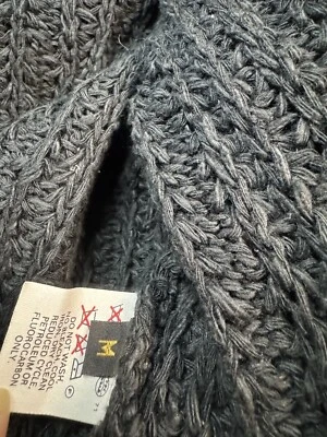 $1295 m DONNA KARAN etiqueta negra colección anudado a mano cárdigan suéter m Foto 1 de 4