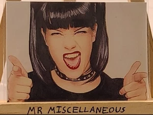 Sketch original ACEO Ringenbach Sabrina - NCIS - Abby Sciuto - Pauley Perrette 3 - Imagen 1 de 2