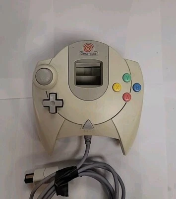 Official Sega Dreamcast Wired Controller White, Tested & Works (HKT-7700) - Image 1 of 3
