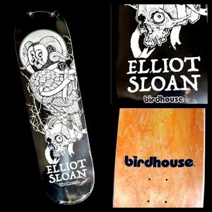 Elliot Sloan Debut Pro Model 8.5" Owl Birdhouse Skateboard Deck - Picture 1 of 8