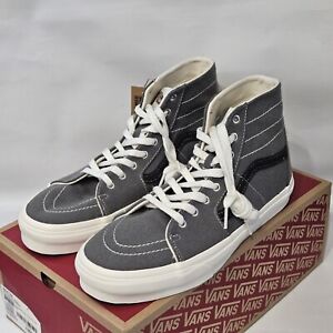 Vans SK8-Hi Tapered Eco Theory Trainers Wool Grey Uk Size 8.5 Skate Shoes New