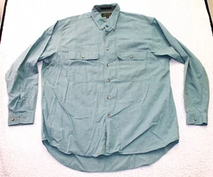 Alexander Julian Colours 16-16.5 Button Down Shirt Adult LARGE Green Long Sleeve - Picture 1 of 5