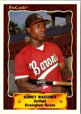 1990 CMC Aubrey Waggoner #817 Birmingham Barons