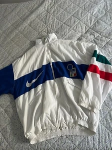 Retro Vintage Jacket Tracksuit Nike Italy Italia 1994 1995 1996 TRAINING SIZE XL - Zdjęcie 1 z 7
