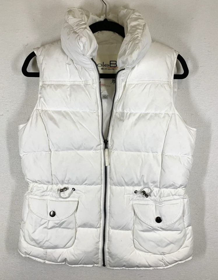 Женский спортивный жилет Cole B размер L белый пуховик с перьями утепленный пуховик туристическая куртка - Изображение 1 из 4