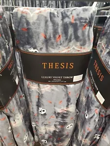 Thesis Luxury Velvet Throw Oversize Halloween 50x70 NEW with TAGS - Picture 1 of 3