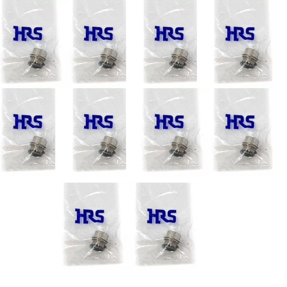 10 pcs Hirose HR10A-10R-12S Circular Connector Panel Mount Receptacle 12Position - Image 1 of 4
