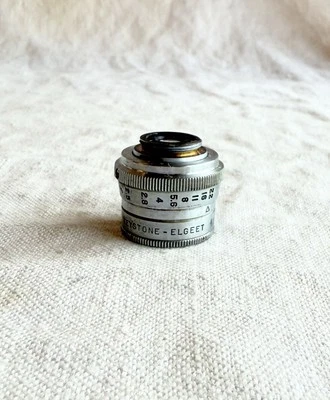 Keystone Elgeet 1/2" Inch f/2.5 D Screw Mount 8mm Vintage Camera Lens - Image 1 of 4