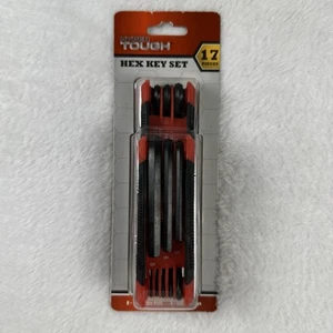 Hyper Tough 17 Piece Folding Hex Key Set 96012 SAE and Metric - Picture 1 of 3