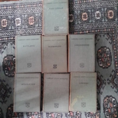 7 Assorted Cambridge County Geographies, Very Good Condition. - Image 1 of 4