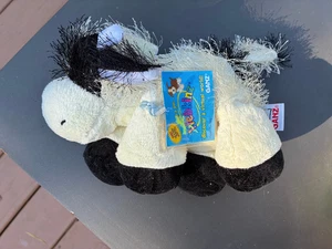 Ganz Webkinz Cow HM003 Plush Stuffed Animal Sealed Code Tag Black White NEW - Picture 1 of 10