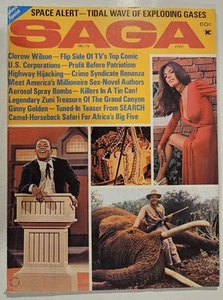 Vintage Herren Adventure Pulp Magazin SAGA von 1972 guter Zustand GGA - Bild 1 von 4