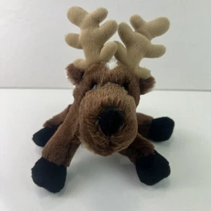 Ganz Reindeer Plush Toy Stuffed Animal Pet 10" Brown White Webkinz HM137 No Code - Picture 1 of 8