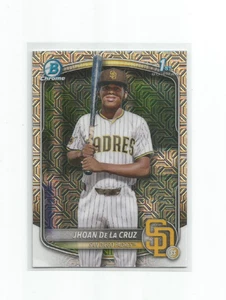 JHOAN DeLA CRUZ (San Diego) 2025 BOWMAN CHROME 1st MOJO REFRACTOR CARD #BCP-223 - Picture 1 of 1