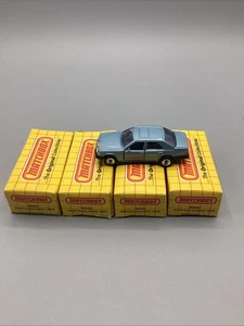 (4) NOS Matchbox Superfast MB58 Blue Mercedes-Benz 300E w/Grid Box - Picture 1 of 7