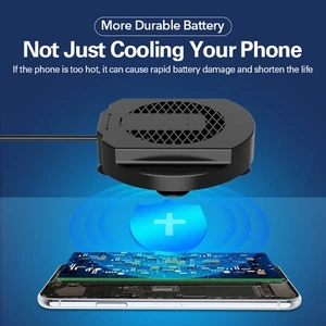 `Mobile Phone Radiator Gaming Universal Phone Cooler Portable Fan Holder He - Photo 1 sur 9