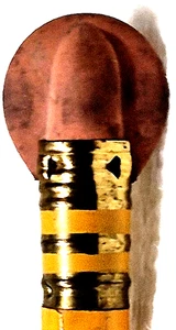 "Pat... Made in U.S.A. DIXON TICONDEROGA 1395 2 5/10" Split Ferrule/Typ Radierer - Bild 1 von 24