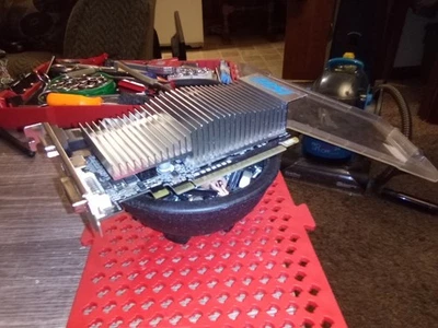 MSI NVIDIA GeForce 210 1GB DDR3 PCIe Graphics Card P/N: N210-MD1G/D3 Open Box - Image 1 of 4