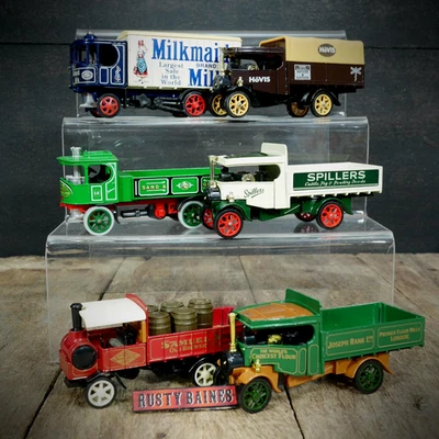Bundle of Vintage Steam Wagons, Matchbox, Sam Smiths, Spillers, Hovis Etc. - Image 1 of 4