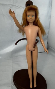 Vintage Mod 1963 Barbie Skipper Puppe 950 gerades Bein lang rot verwurzelte Haare blaue Augen - Bild 1 von 9