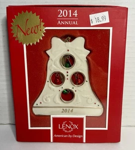 Lenox 2014 jährliches JOLLY JINGLE BELL Ornament -- NEU in BOX - Bild 1 von 6