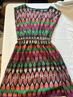 Bepop Vestido de Sol Geométrico Lágrima Cinturón Talla Pequeña Foto 1 de 4