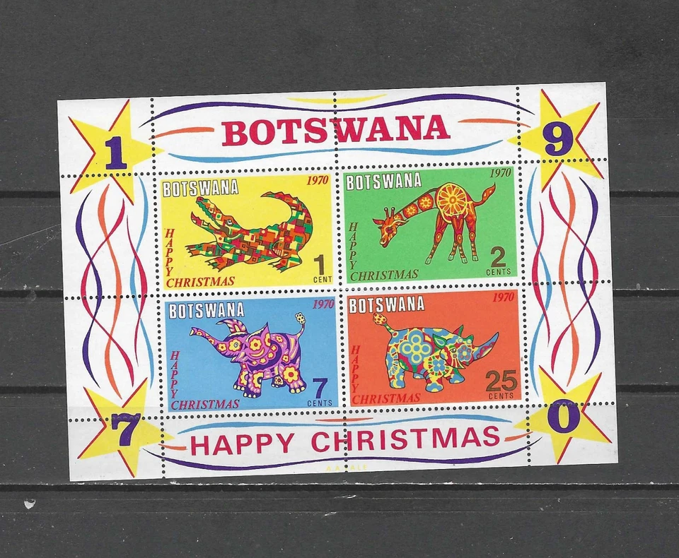 BOTSWANA , 1970, CHRISTMAS , SOUVENIR SHEET , PERF , MNH - image 1 of 1