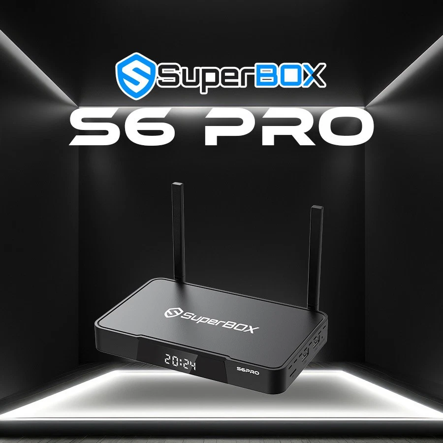 Black SuperBox S6 Pro – New Factory Sealed – Latest 2025 Model Fast Shipping USA - Image 1 of 4
