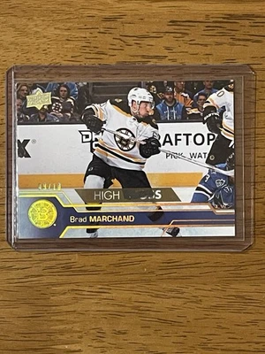 Brad Marchand 2016-17 Upper Deck High Gloss #9/10 - Image 1 of 2