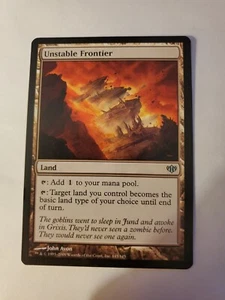 MTG Magic The Gathering Card Unstabe Frontier Land Conflux 2009 - Picture 1 of 2