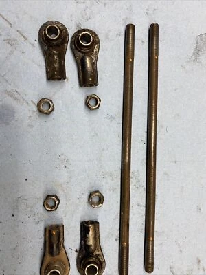 1972 - 1976 Vintage Polaris Colt 250 340￼ ￼Apallo? steering Rods Rod Ends  Good. - Image 1 of 4