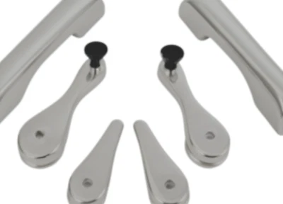 Muebles de puerta para mini tiradores de aleación Austin Rover, bobinadoras, juego de manijas Foto 1 de 4