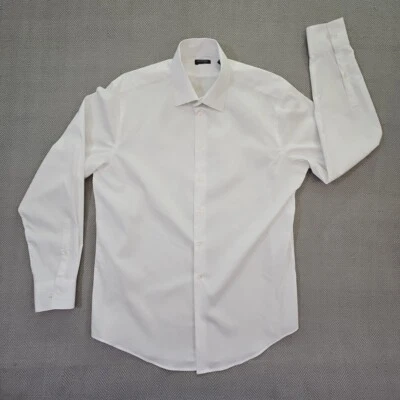 Camisa Madison Para Hombre Calce Ajustado Abotonada Manga Larga Talla Grande 16-16.5 34/35 Foto 1 de 4